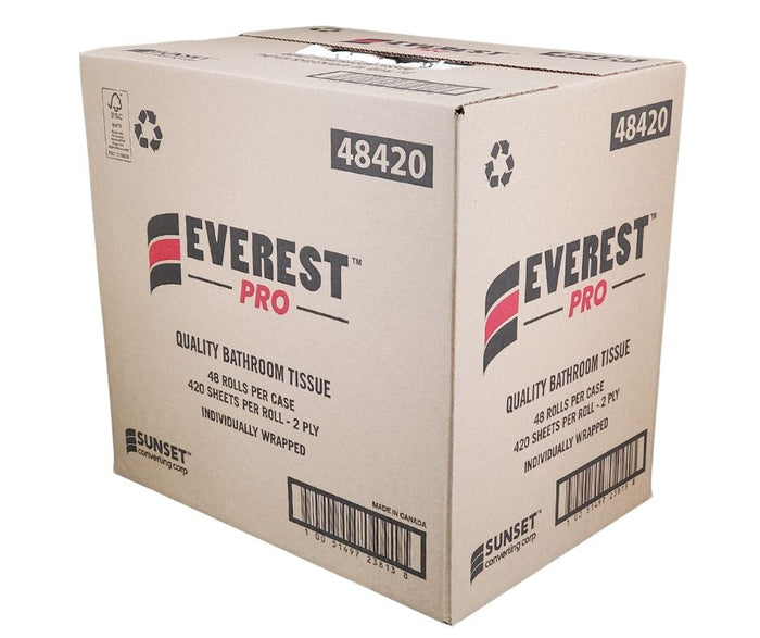 Everest Pro - 2 Ply Bathroom Tissue Roll - 48420