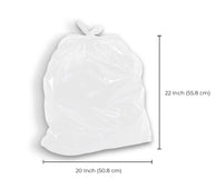 Spartano - Garbage Bags - Regular - White - 20