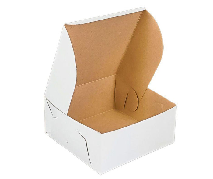 EB - White Cake Boxes - 5½x5½x2½