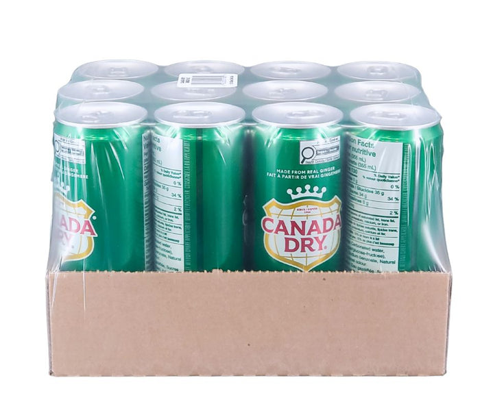 CLR - Canada Dry - Gingerale - Slim - Cans