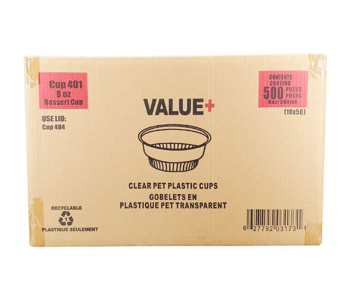 Value+ - Dessert Cup - 8oz (PET)