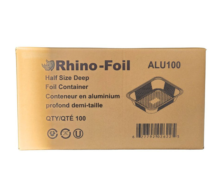 Rhino-Foil - Half Size Deep - Aluminium Steam Pan - Heavy