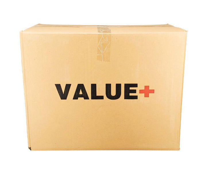 CLR - Plastic Tray (Thali) - 6 Compartment - White 20 pk