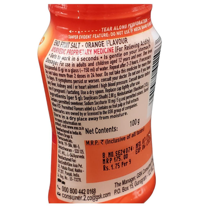 XC - Eno - Orange - 100g