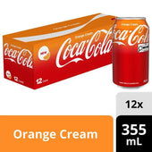 CLR - Coca Cola - Orange Cream - Cans
