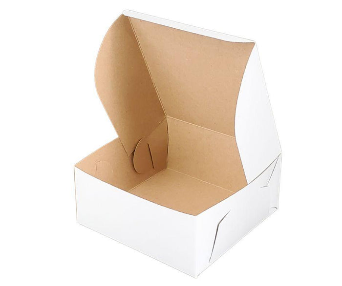EB - White Cake Boxes - 5½x5½x2½