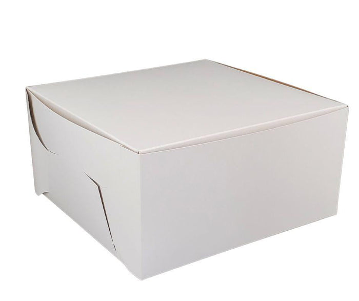 EB - White Cake Boxes - 8x8x5