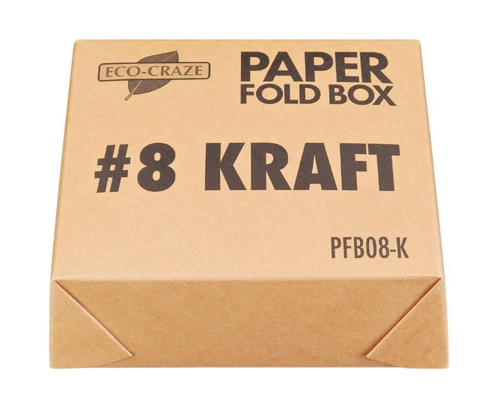 Eco-Craze Kraft Paper Fold Box - 45oz