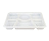 CLR - 6 Compartment - Thali Tray - 50 ct