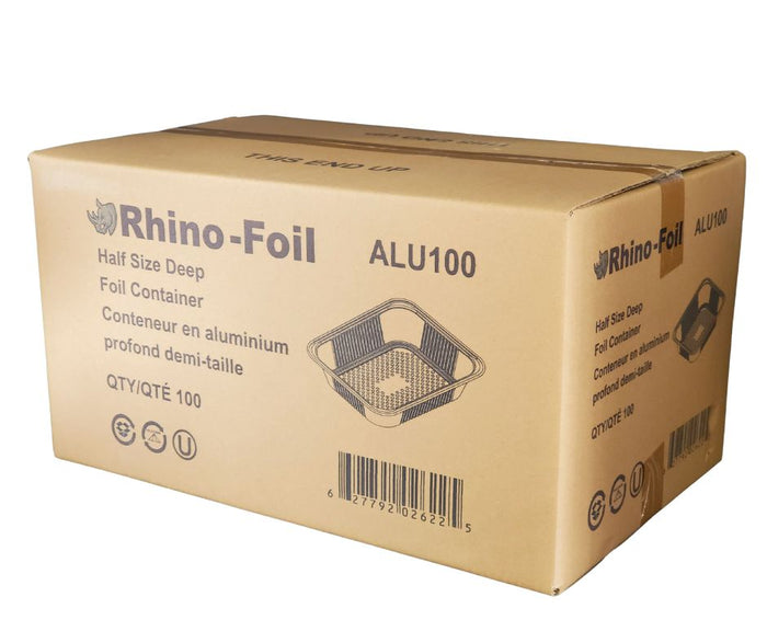 Rhino-Foil - Half Size Deep - Aluminium Steam Pan - Heavy