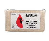 XC - Cardinal Tissue - Dispenser Napkins - Interfold - Kraft