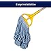 Spartano - 16oz Blue Synthetic Loop-End Mop Head - 3090