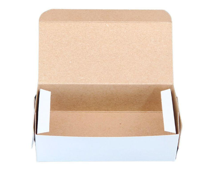 EB - White Cake Boxes - ½ lb - 5½x2.75x1.75