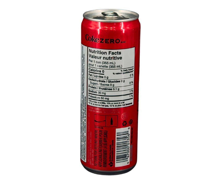 CLR - Coca Cola - Zero - Slim - Cans