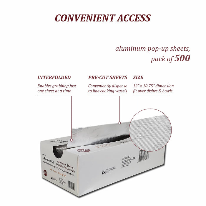 Rhino-Foil - Aluminium Pop Up Sheets - 12