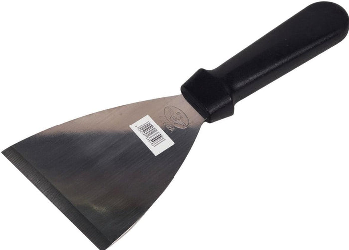 Pan Scrapper SS with Plastic Handle 4