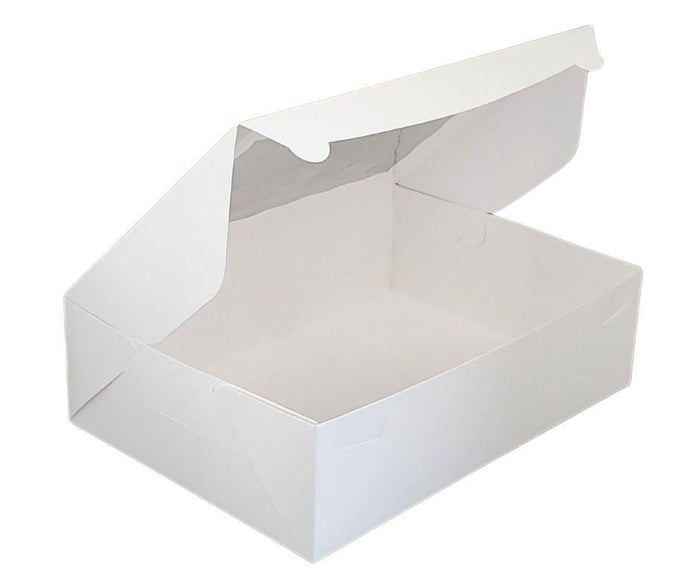 EB - 14 x 10 x 4 - 12 Cupcake Box with Window - White - 5284A