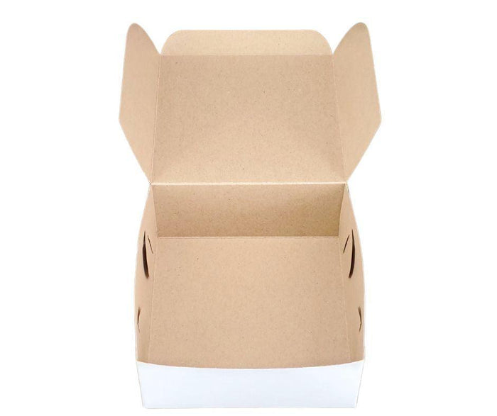 EB - White Cake Boxes - 5½x5½x2½