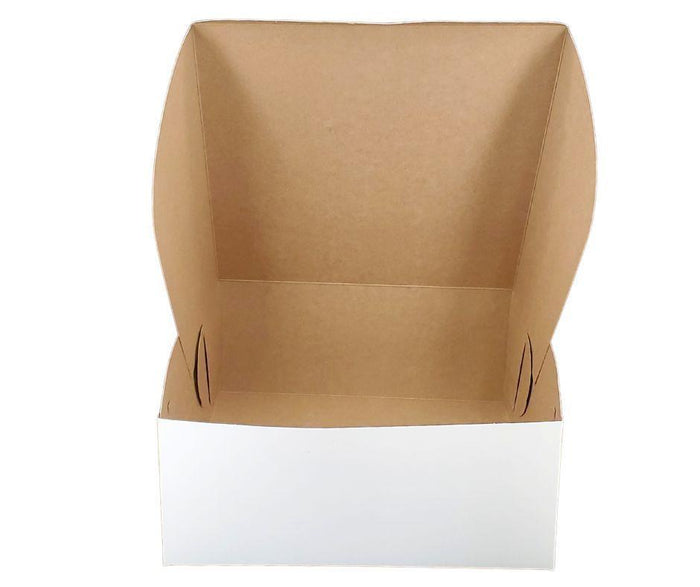 EB - White Cake Boxes - 14x14x6