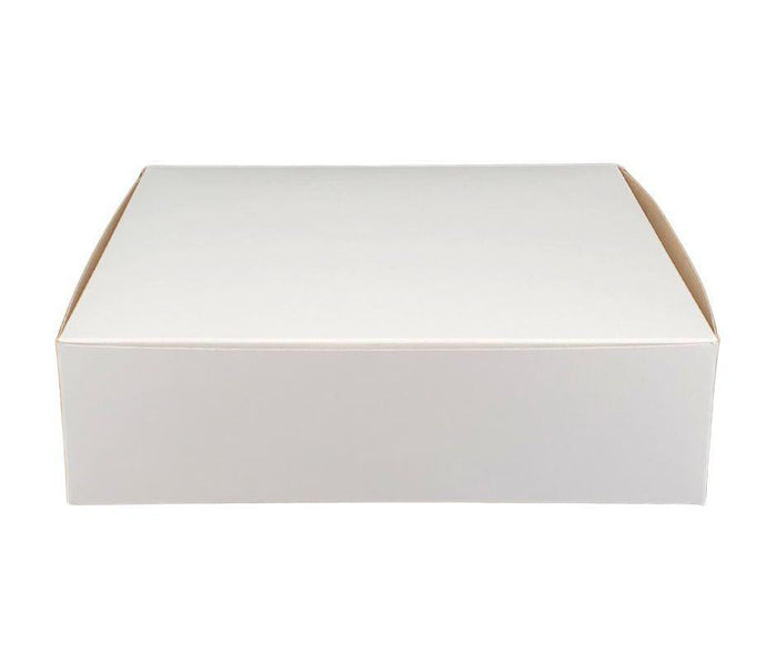 EB - White Cake Boxes - 9 x 9 x 2 1/2