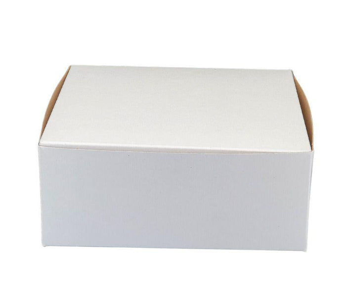 EB - White Cake Boxes - 6x6x2½