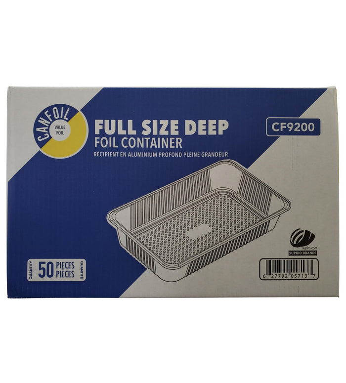 Can Foil - Full Size Deep Tray - Aluminum