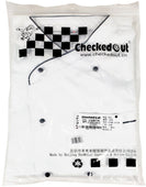 Chef Coat - White Contrast - Black Edge - S - 4549
