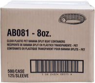 Amhil - Clear Banana Boat - 8oz - AB081