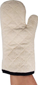 Oven Mitt - Cotton - Beige (1 pair) - QF014