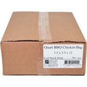 Eco-Craze - BBQ Print Foil - Lined - Paper Bag - 5.25