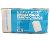 Eco Craze – Jumbo Sandwich Bags 6x2x9 – White