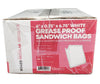 Eco Craze – Regular Sandwich Bags 6x0.75x6.75 – White