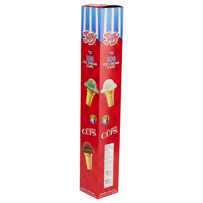 Joy Ice Cream Cups - 108ct