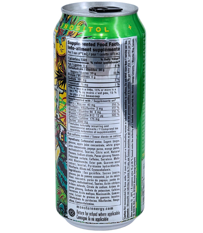 Monster - Rio Punch - Enery Drink - Cans
