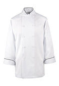 Spirito - Mesh Chef Jacket W/ Vent L/S White - S - BG21821