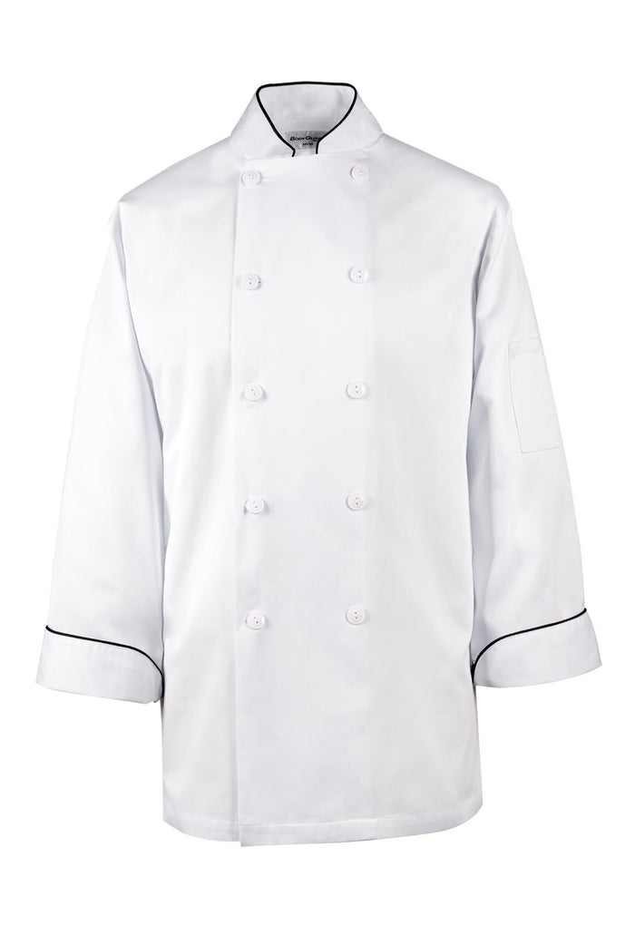Spirito - Mesh Chef Jacket W/ Vent L/S White - XL - BG21821