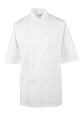 Spirito - Mesh Chef Jacket W/ Vent S/S White - S - BG21820