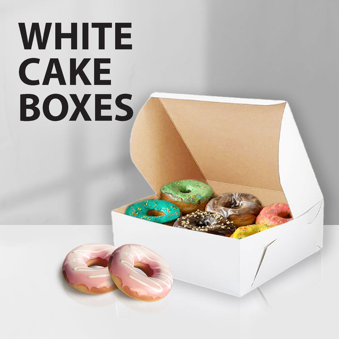 EB - White Cake Boxes - 12x12x4