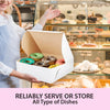 EB - White Cake Boxes - 12x12x4