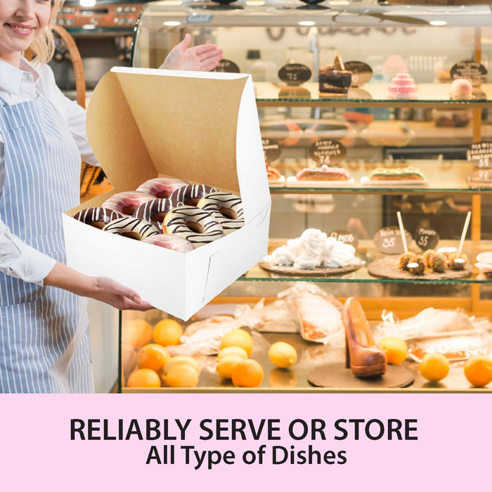 EB - White Cake Boxes - 12x12x6