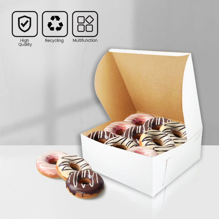 EB - White Cake Boxes - 14x14x6