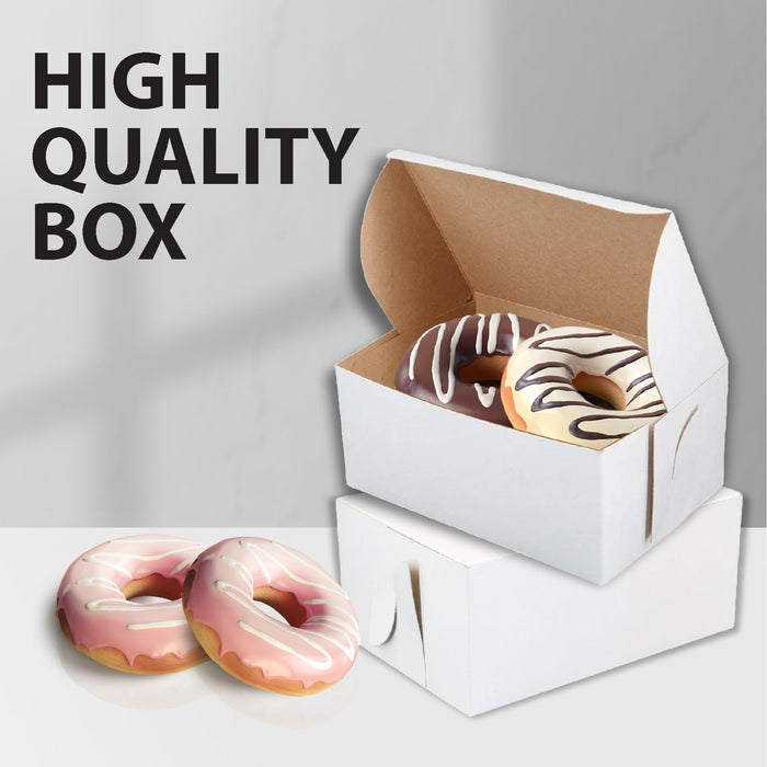 EB - White Cake Boxes - 6 ½x4½x3½