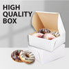 EB - White Cake Boxes - 7x7x3½