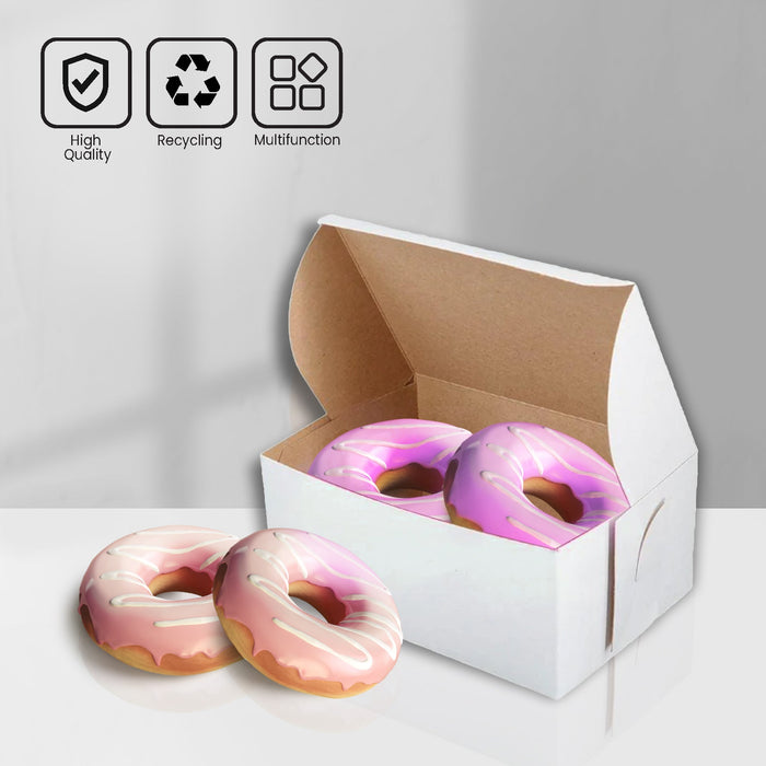 EB - White Cake Boxes - 8x5½x2½