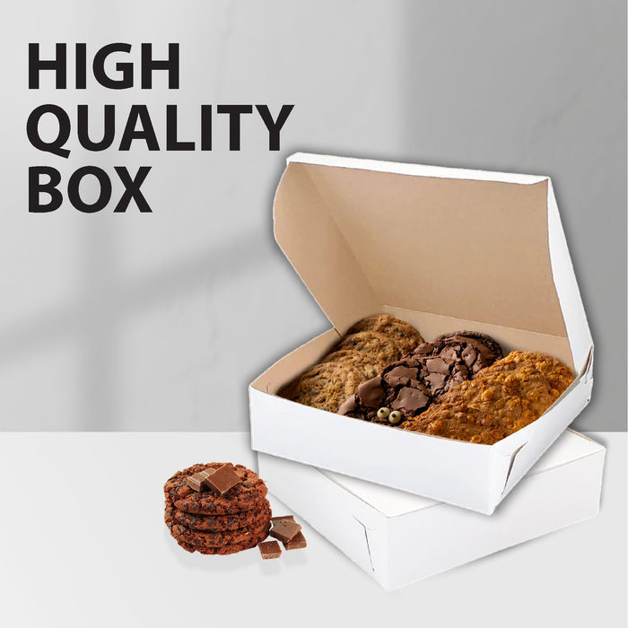 EB - White Cake Boxes - 8x8x1¾