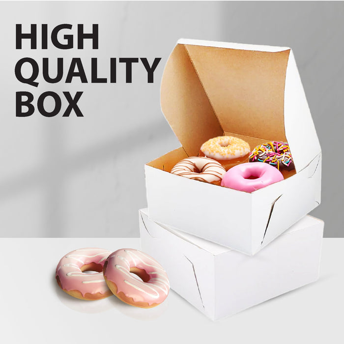 EB - White Cake Boxes - 8x8x5