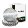 Decora Silver Scallop Round Cake Boards - 10
