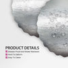 Decora Silver Scallop Round Cake Boards - 10