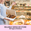 EB - White Cake Boxes - 9 x 9 x 2 1/2