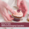 EB - 4 x 4 x 4 - Single Cupcake Insert Fits - White - 5279I